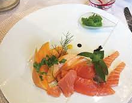 Assiette autour du saumon